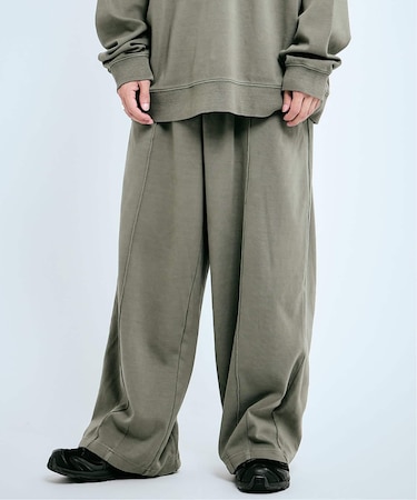 ダンボールピグメント モダン ワイド パンツ