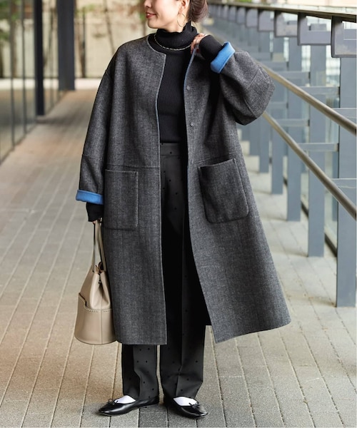 EMMEL REFINES＞EM ダブルボタン ロングコート｜エムオーピー