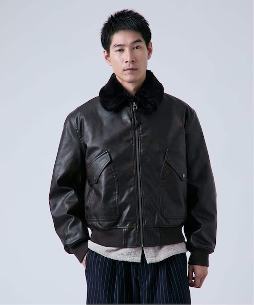 フェイクレザー G1 フライトジャケット