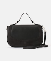 スエード調切り替えバッグ