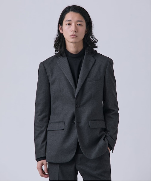 ニットフランネル テーラードジャケット