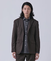 ニットフランネル テーラードジャケット