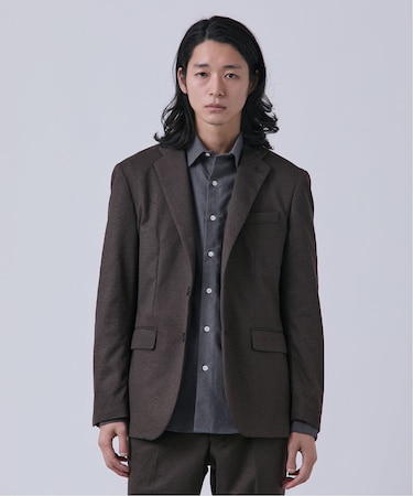 ニットフランネル テーラードジャケット
