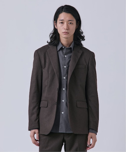 ニットフランネル テーラードジャケット