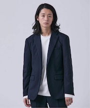 ニットフランネル テーラードジャケット