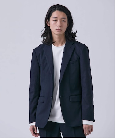 ニットフランネル テーラードジャケット