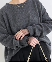 手洗い可 / 袖ドットシアーロンTEE