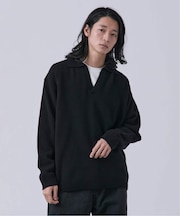 【BOYCOM/ボイコム】カシミヤブレンド スキッパーニット