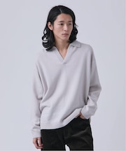 【BOYCOM/ボイコム】カシミヤブレンド スキッパーニット