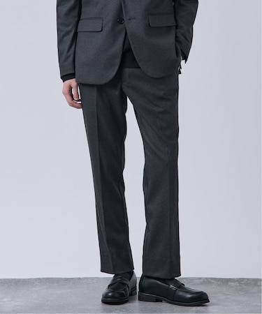 ニットフランネル テーパードスラックス