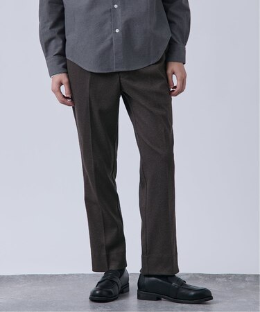 ニットフランネル テーパードスラックス
