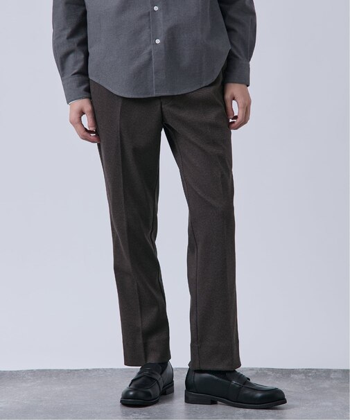 ニットフランネル テーパードスラックス