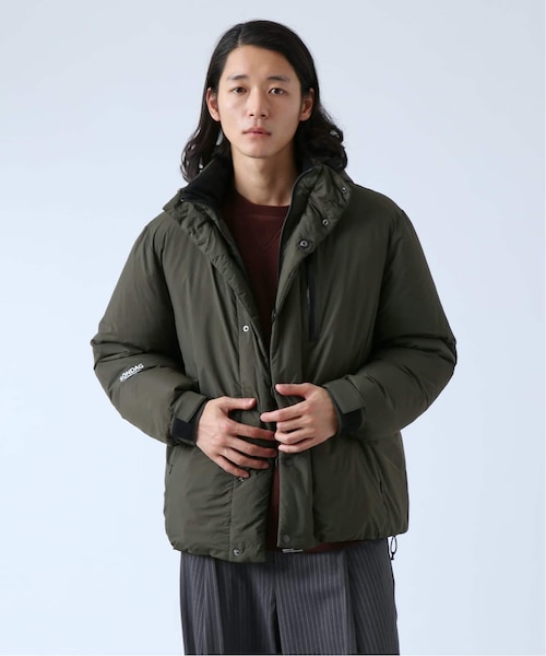 OLIVEDRAB/オリーブドラブ】キャリーポケット ダウンジャケット｜ベー