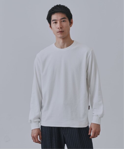 HEAT LAYER ベロア クルーロングスリーブTシャツ