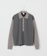 【Deux Allures/ドゥ アリュール】ニットコンピ ポロシャツ