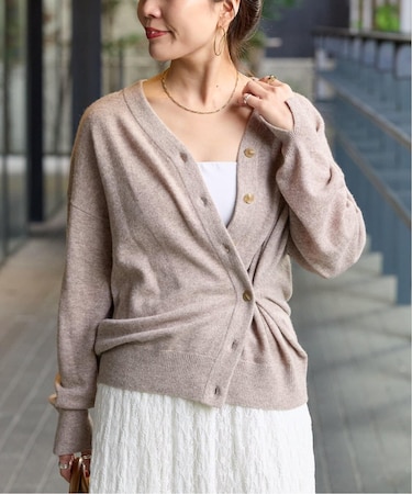 手洗い可 / カシミヤカシュクールカーディガン