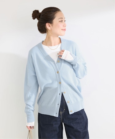 手洗い可 / カシミヤカシュクールカーディガン