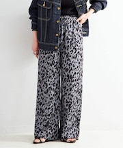 【WEB＋一部店舗限定】ウォッシャブル / レオパードパンツ