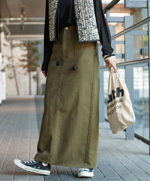 【WEB＋一部店舗限定】ウォッシャブル / チノスカート