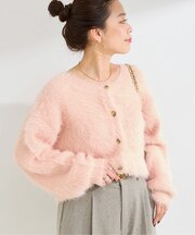 2wayフェザーヤーンニットプルオーバー