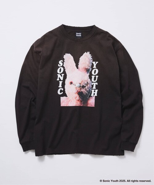 SONIC YOUTH / ソニック・ユース 別注 プリント ロンT｜ベーセー