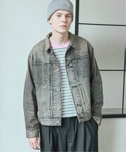 デニム トラッカー ホワイト タブ