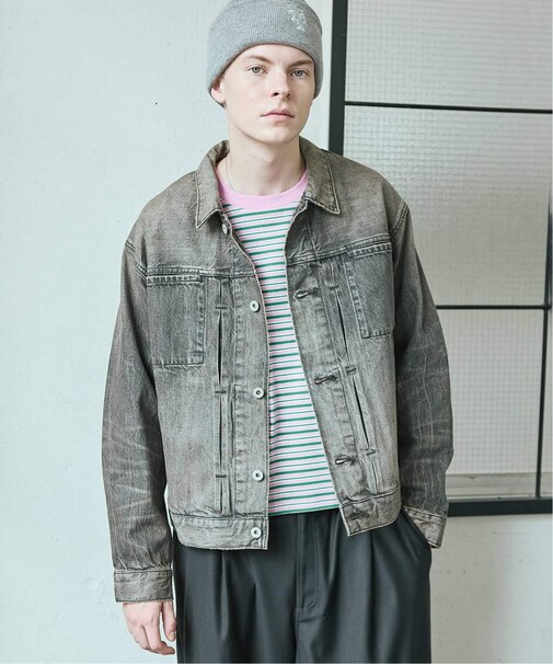 デニム トラッカー ホワイト タブ