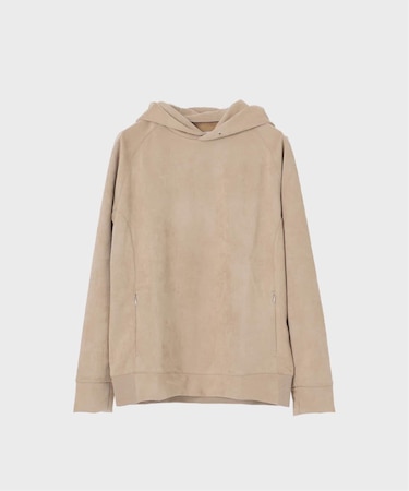 フェイクスエードパーカー