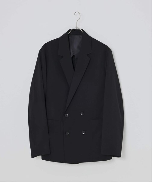 【防シワ・吸水速乾】TECH メランジ ”カルキュロ(R)” ダブル ジャケット