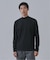 起毛 スムースモックネックロングスリーブTシャツ