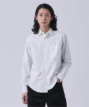 起毛 オックスレギュラーカラーシャツ