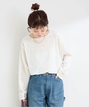 《追加3》手洗い可 / シアーベロアカットソー