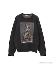 【フィンセント・ヴィレム・ファン・ゴッホ】 アートジャガードクルーネックセーター