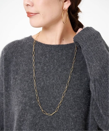 菱形チェーンネックレス