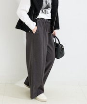 ウォッシャブル / センターシーム起毛パンツ