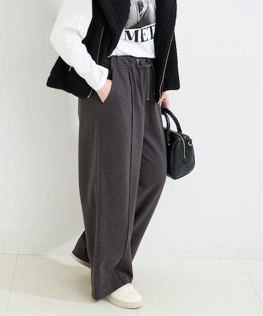 ウォッシャブル / センターシーム起毛パンツ