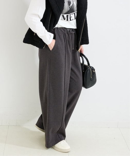 ウォッシャブル / センターシーム起毛パンツ