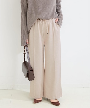 ウォッシャブル / センターシーム起毛パンツ