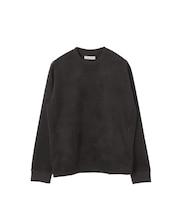 フェイクスエード クルーネックプルオーバー