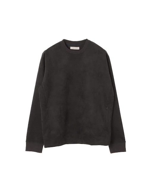 フェイクスエード クルーネックプルオーバー