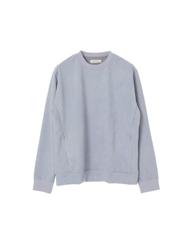 フェイクスエード クルーネックプルオーバー