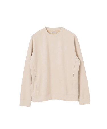 フェイクスエード クルーネックプルオーバー