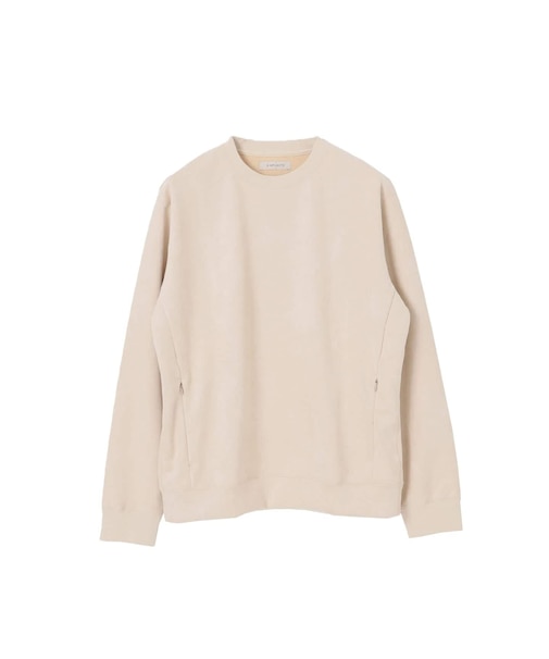 フェイクスエード クルーネックプルオーバー