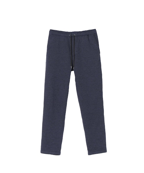 fursac (フルサック) Navy Wool Trousers with green stripe｜ベーセー