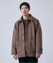 ウールミックス ビーバーハーフコート