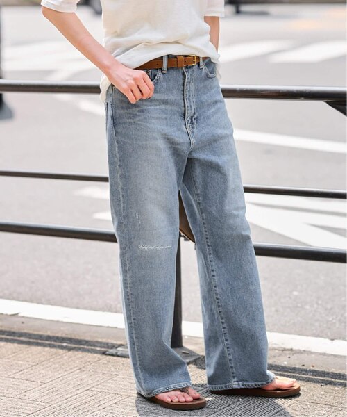 ≪ベストセラー≫デニムストレートパンツ3｜ベーセーストックの