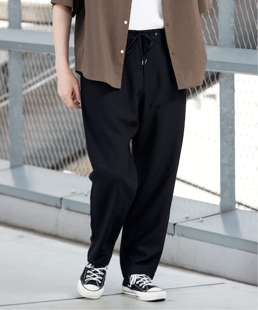 ASAKO ブッチャー 1プリーツスラックス