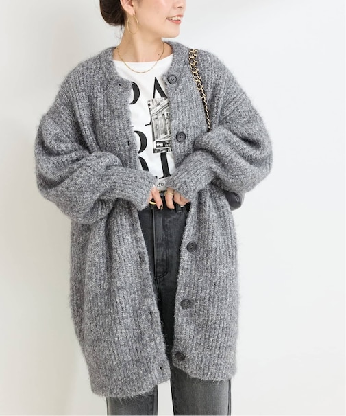 ビアードミドルコクーンカーディー