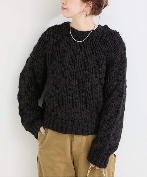 MOUJIC/ムジィーク PUFF SLEEVE CD カーディガン M-25-016｜ベーセー