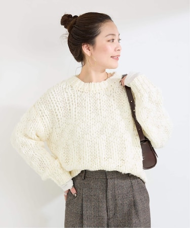 手洗い可 / スラブニットプルオーバー